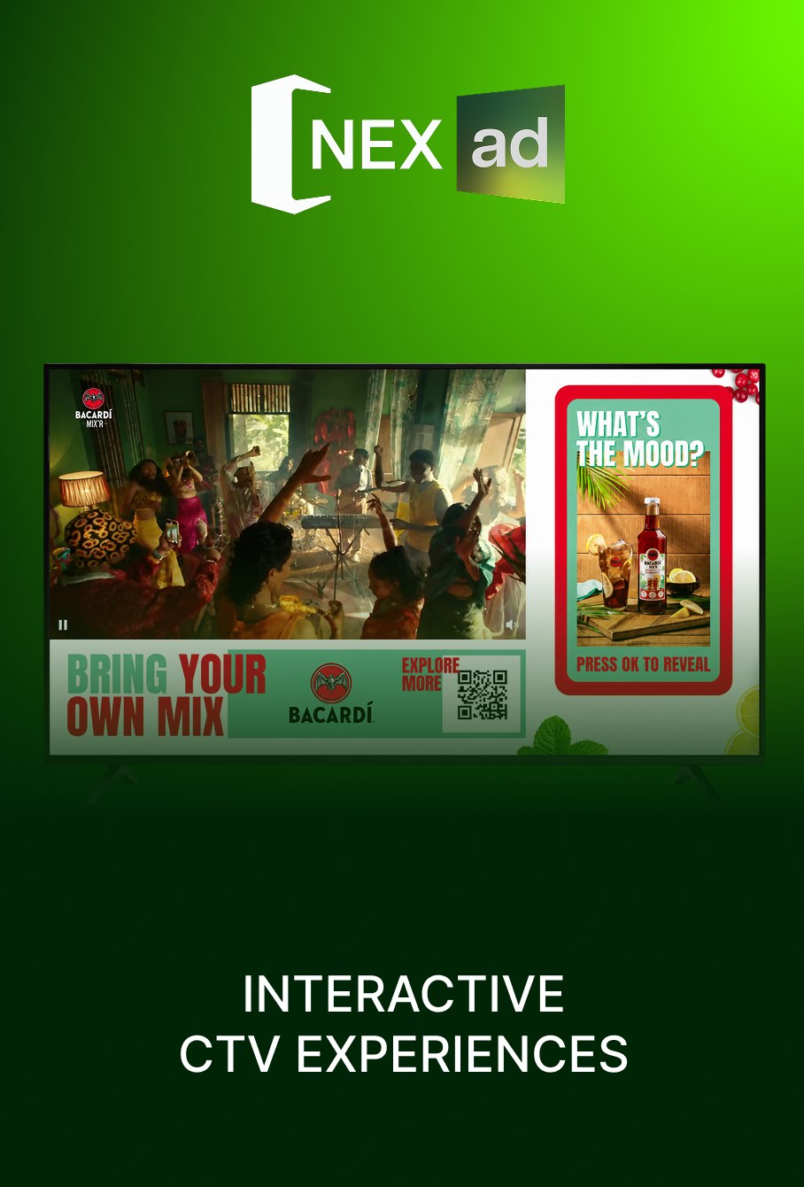 NEXad interactive CTV experiences